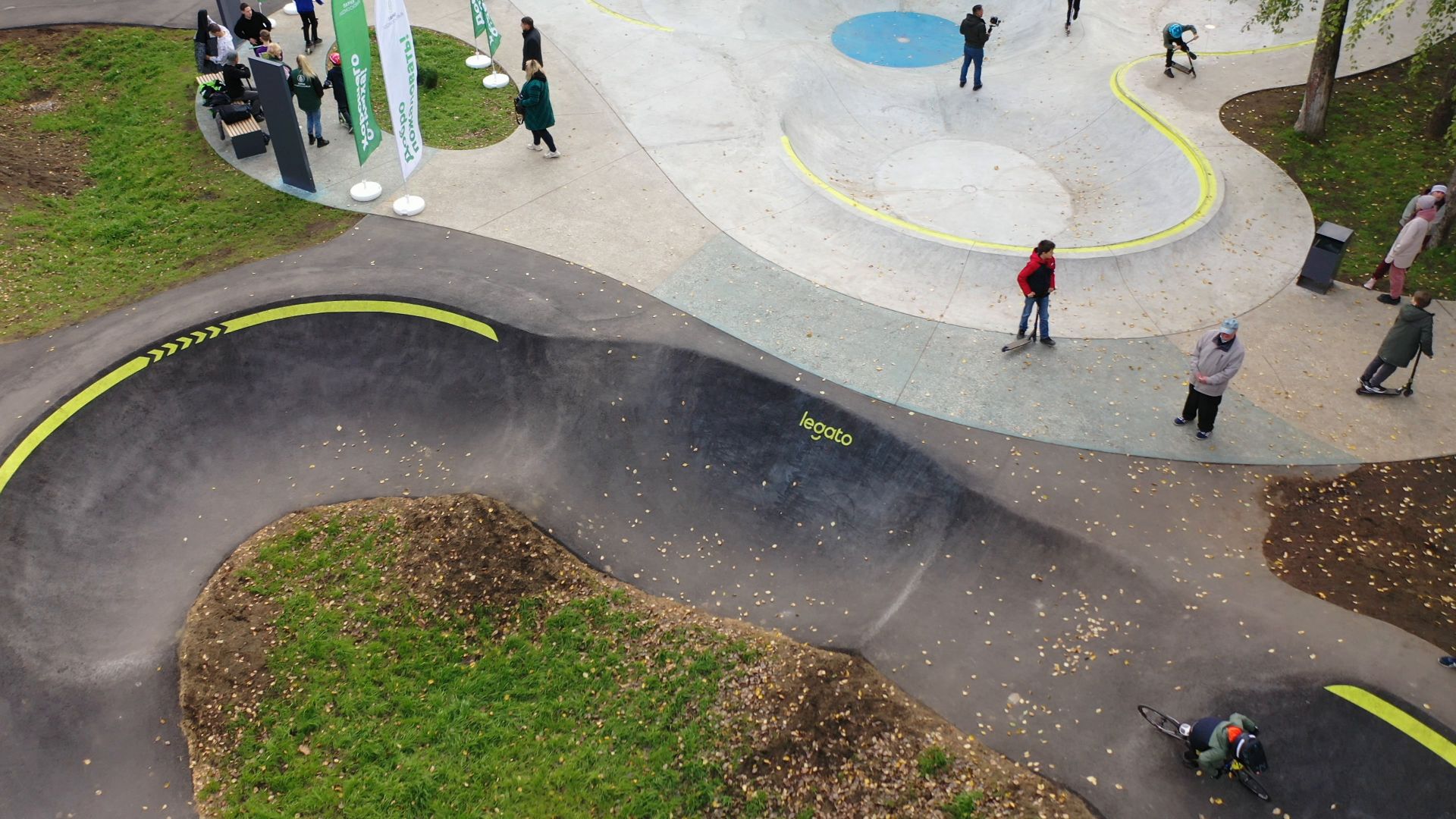 видео с коптера, парк, москворецкий,