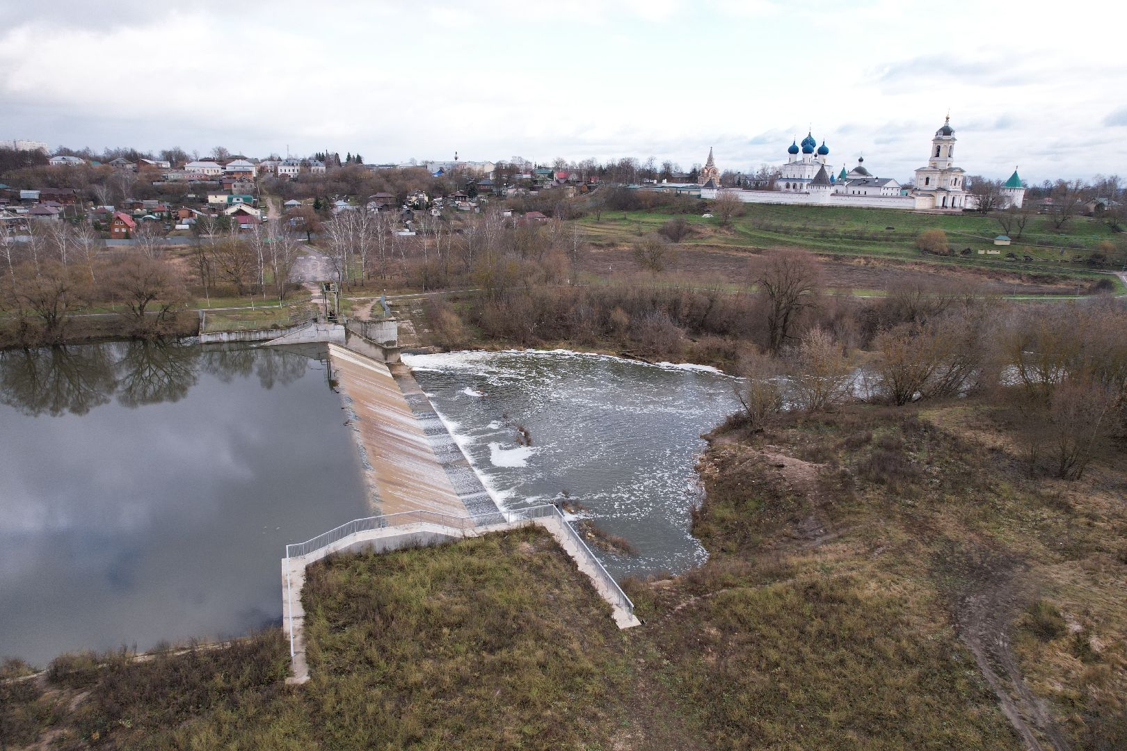 видео с коптера, парк, принарский,