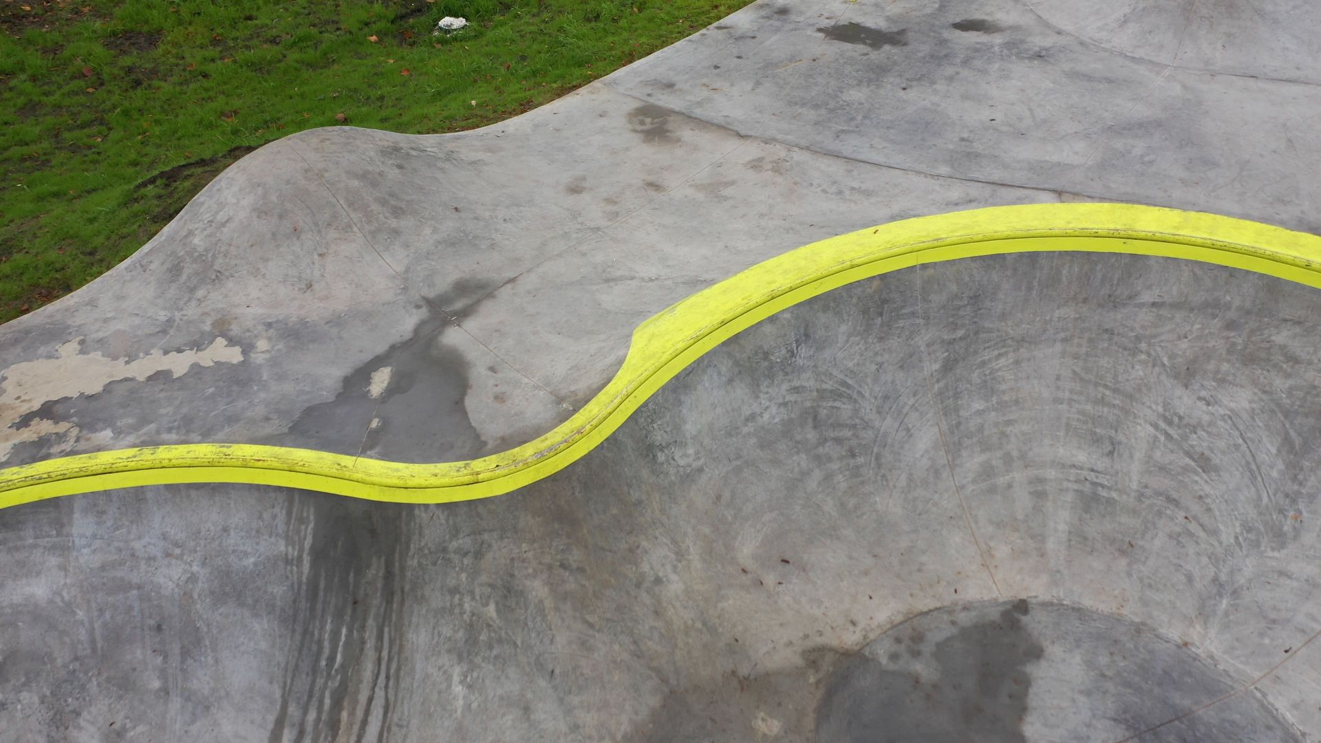 видео с коптера, парк,