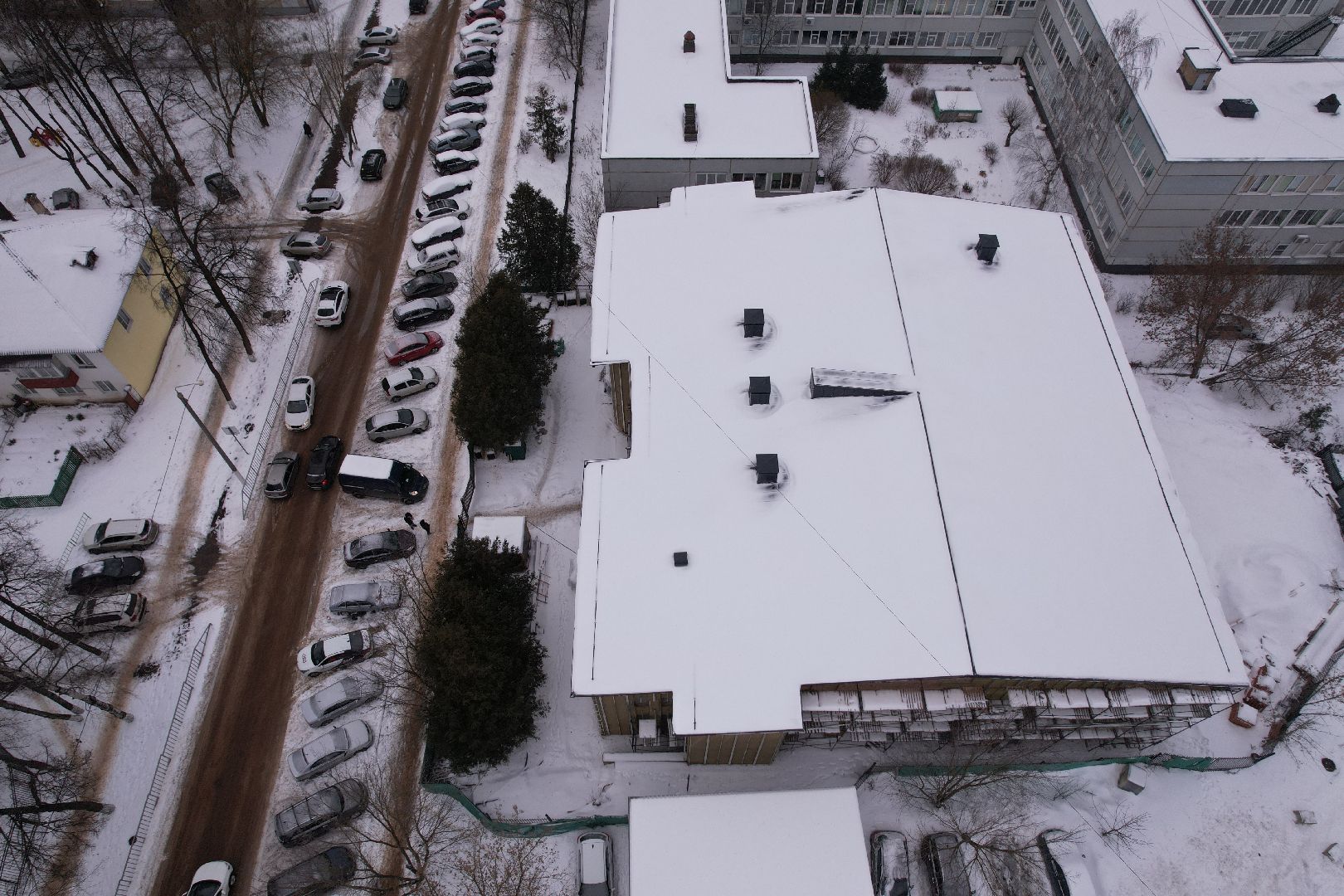 бриз, видео с коптера, бассейн,