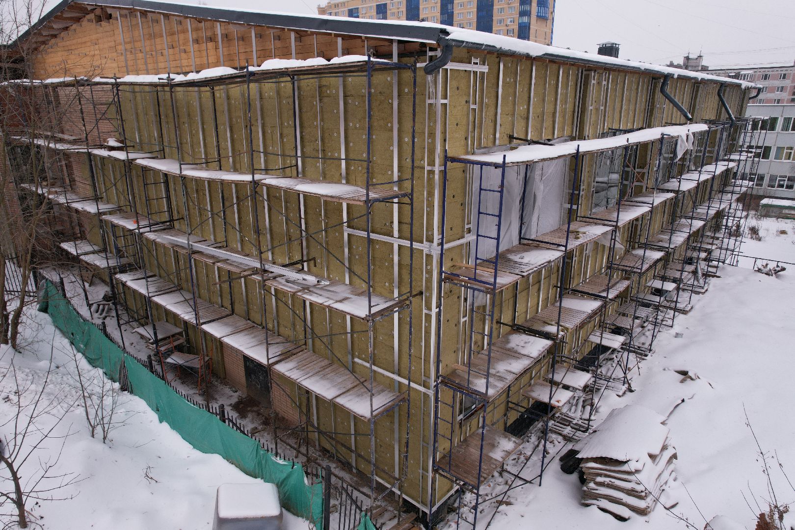 бриз, видео с коптера, бассейн,