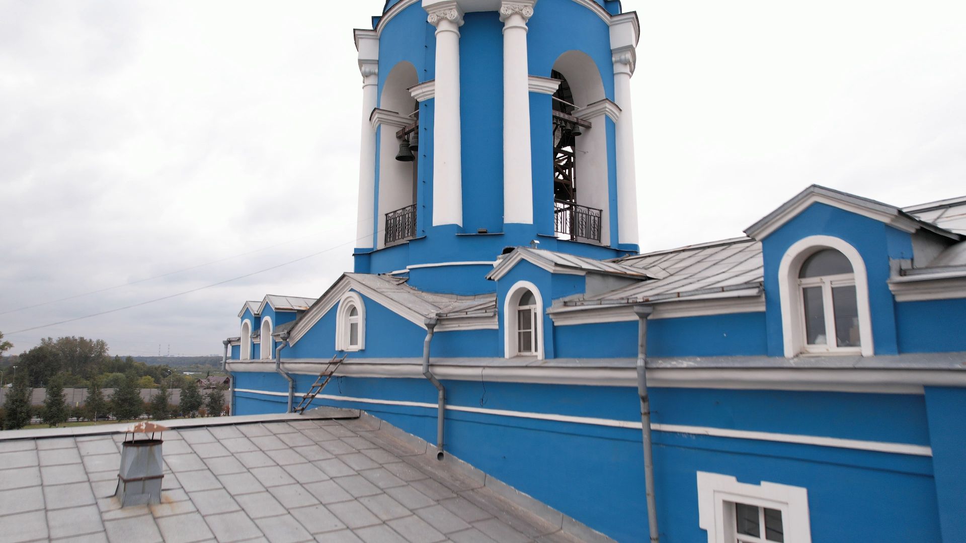 видео с коптера, храм, мытищи,