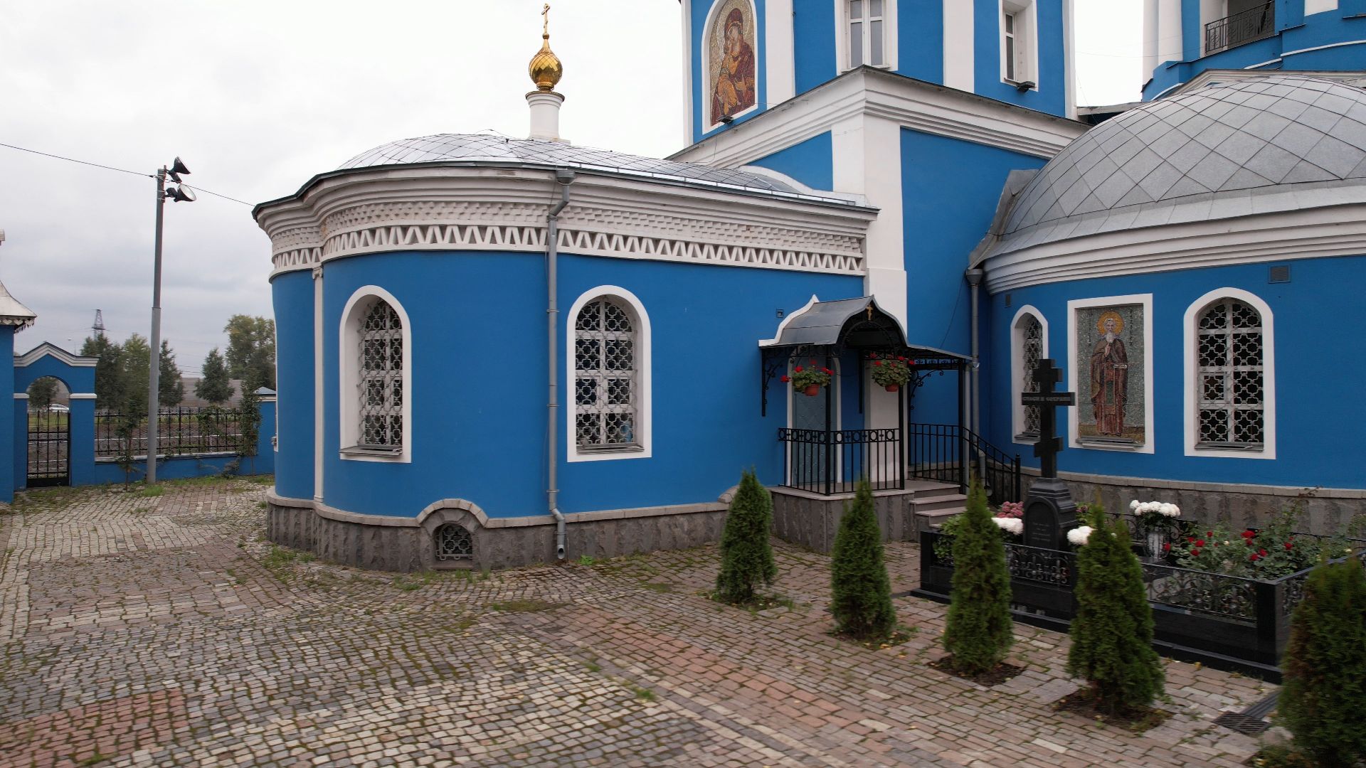 видео с коптера, храм, мытищи,