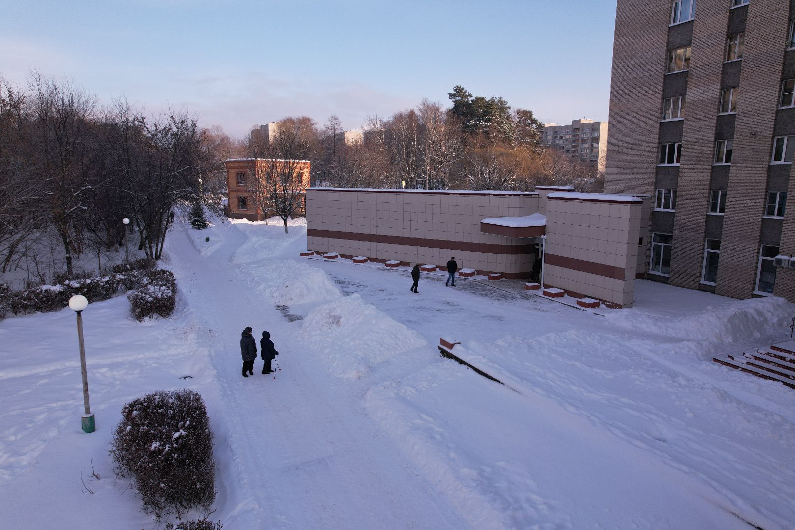 видео с коптера,
