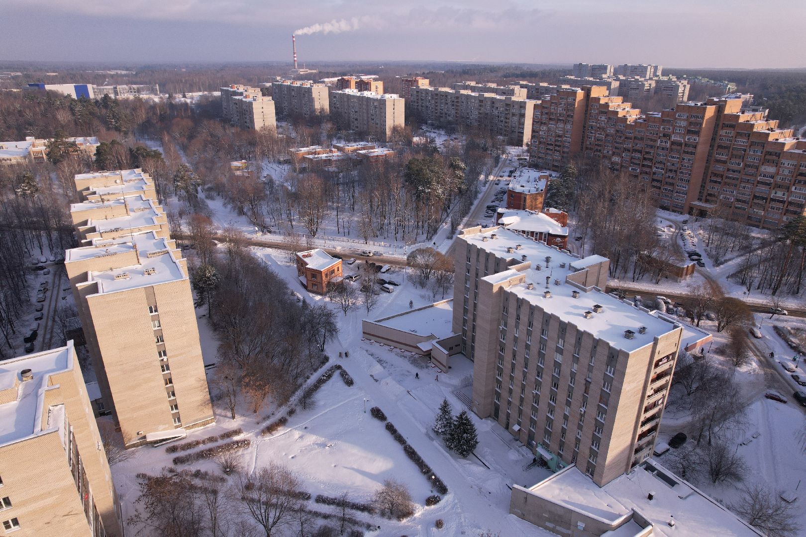 видео с коптера,