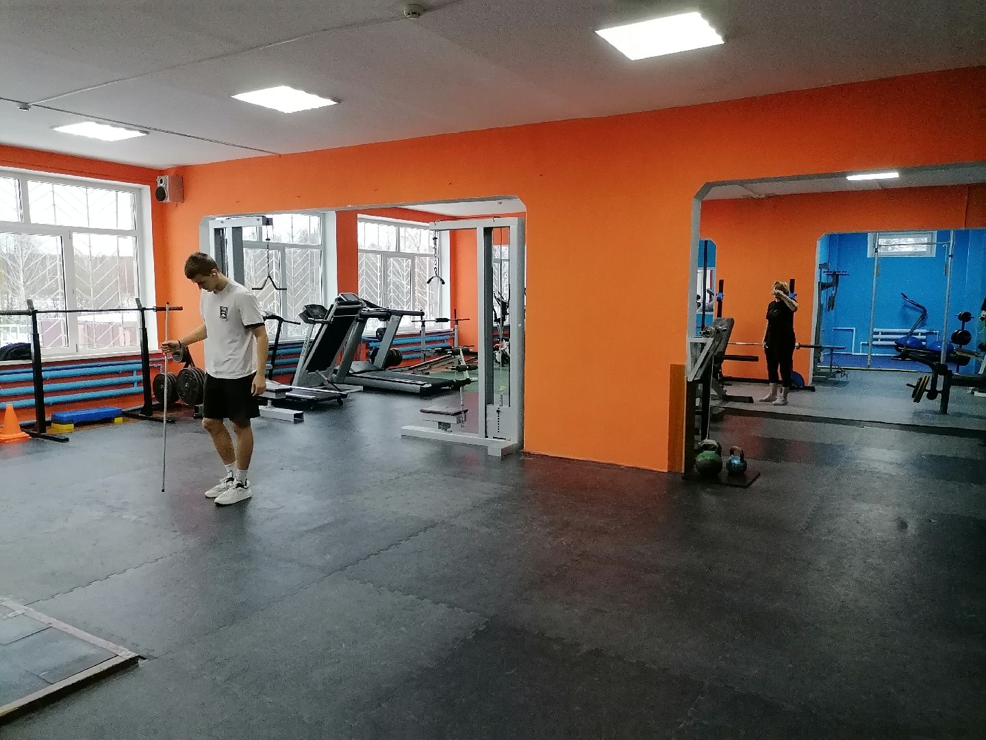 спорт подмосковья, лыжная трасса, снегоход для прокладки лыжной трассы,