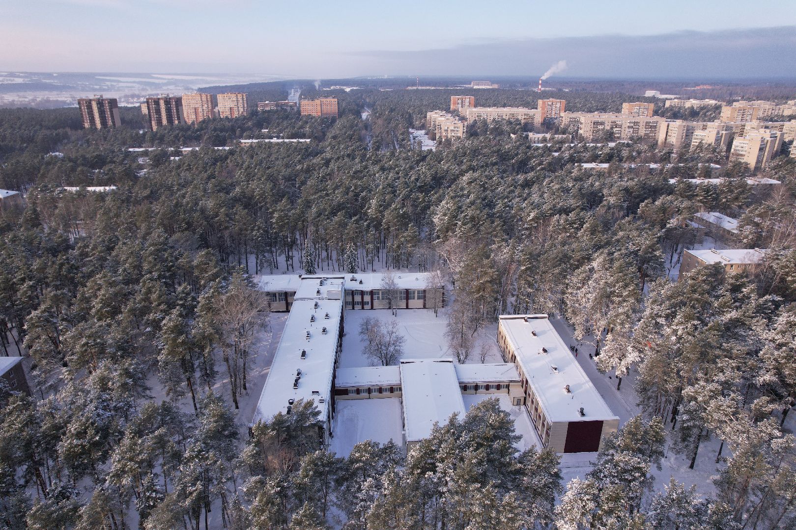 видео с коптера,