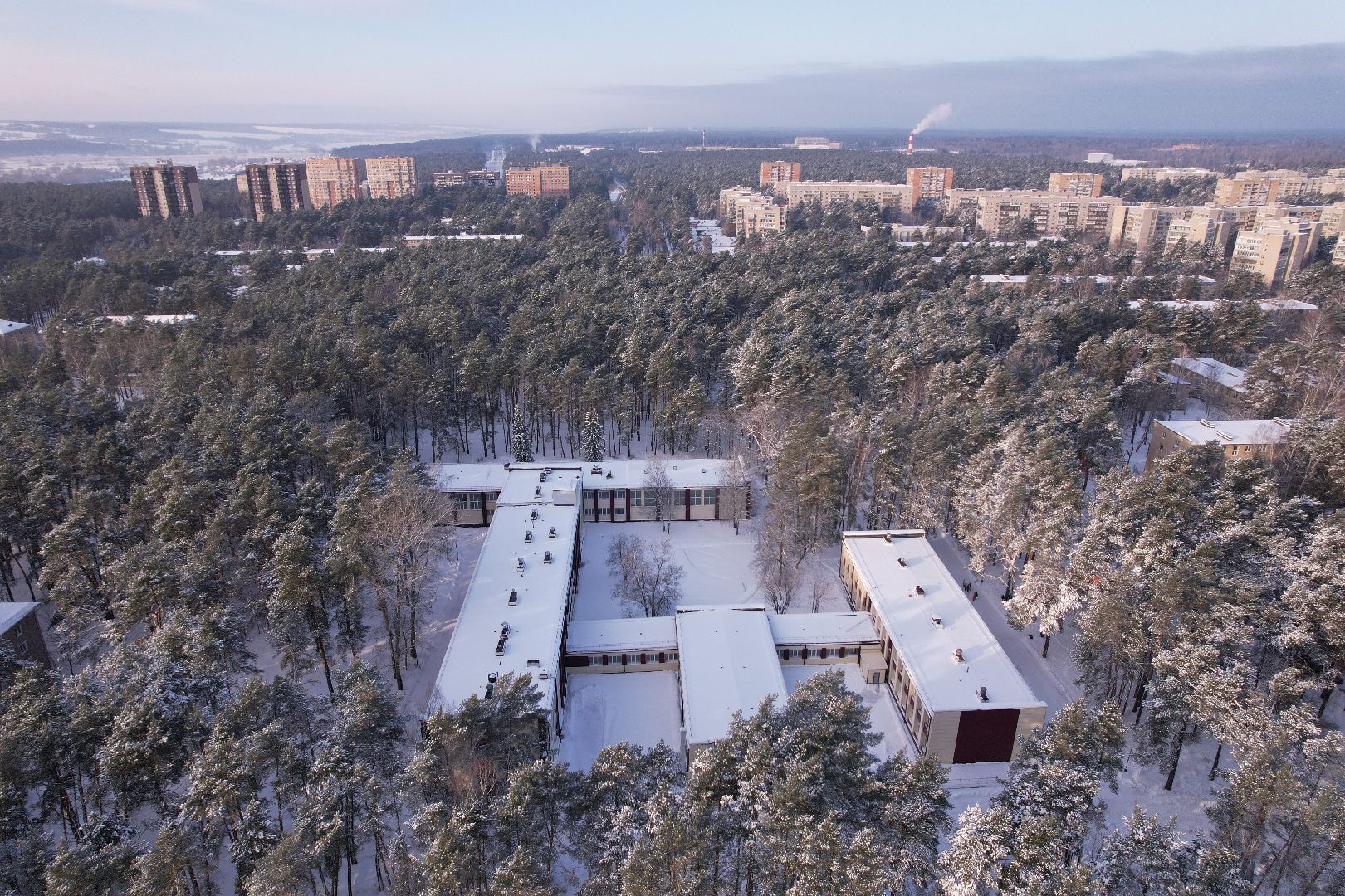 видео с коптера,