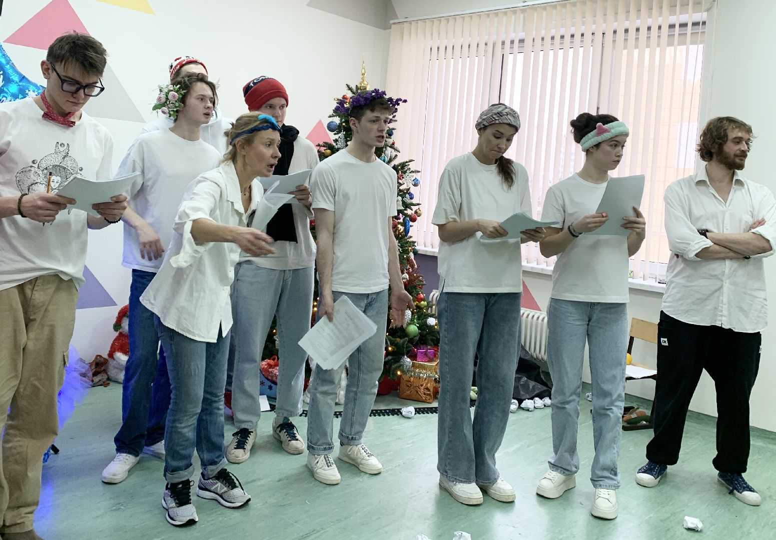 Балашиха, Подмосковье, Медицина, московский областной онкодиспансер, рак, Онкология, Евгения Дмитриева, Новогодний спектакль, Елки,