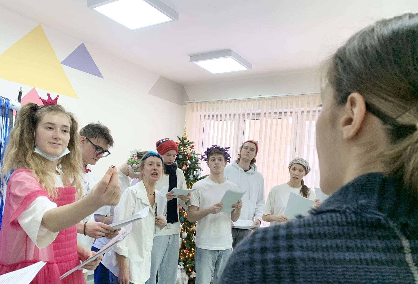 Балашиха, Подмосковье, Медицина, московский областной онкодиспансер, рак, Онкология, Евгения Дмитриева, Новогодний спектакль, Елки,