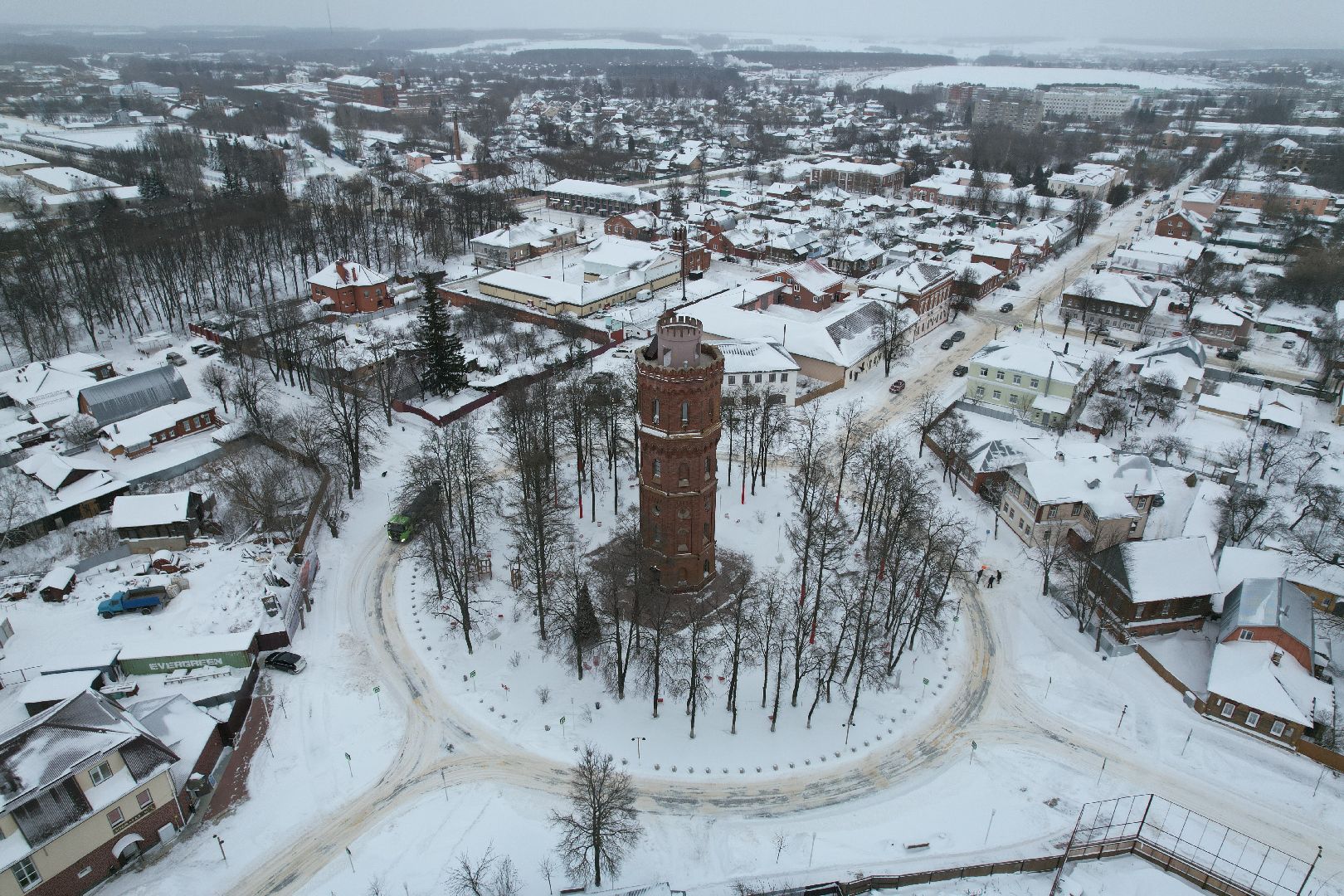 видео с коптера,