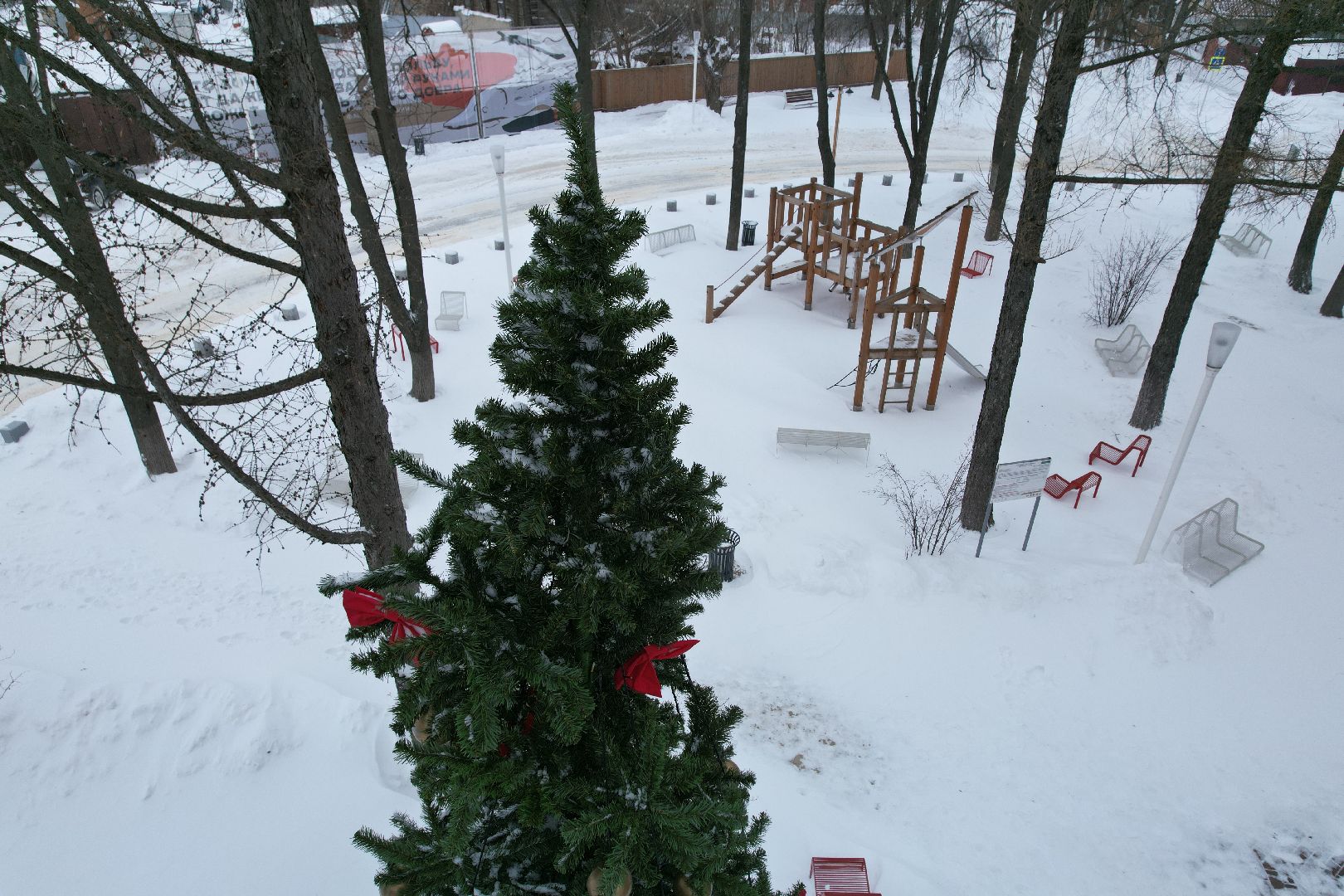 видео с коптера,