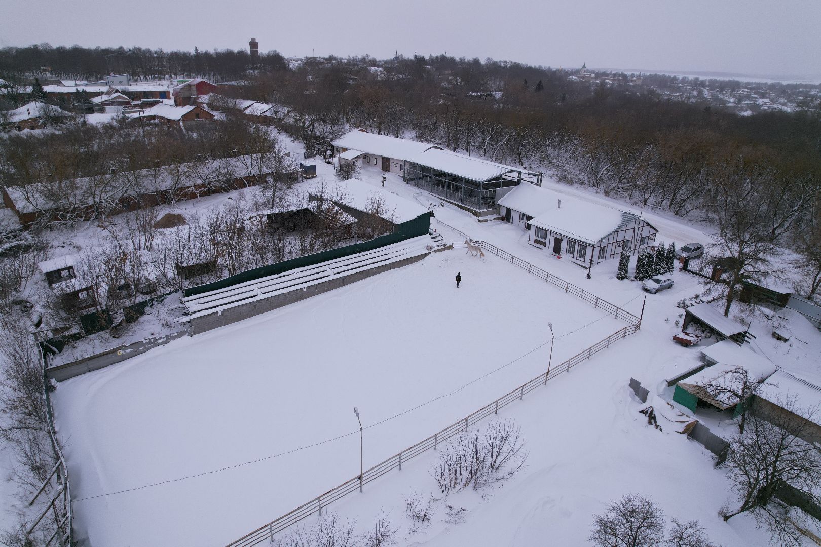 видео с коптера,