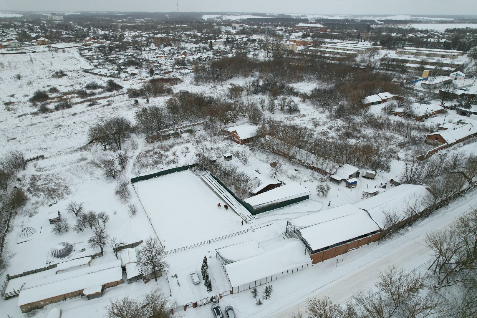 видео с коптера,