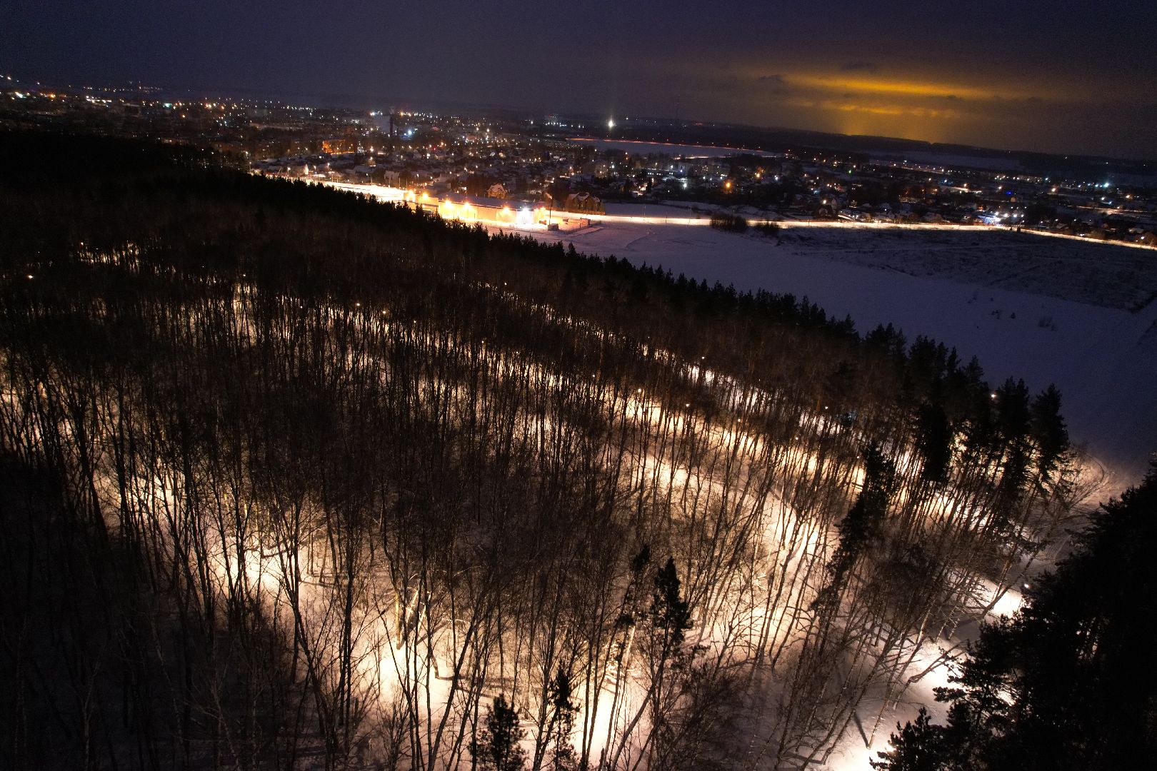 видео с коптера,