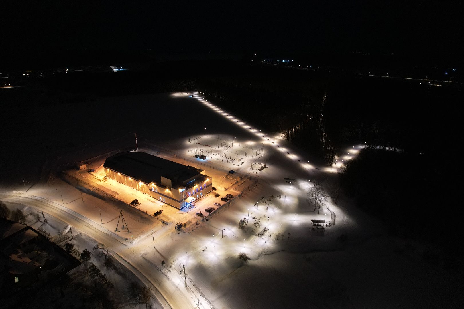 видео с коптера,