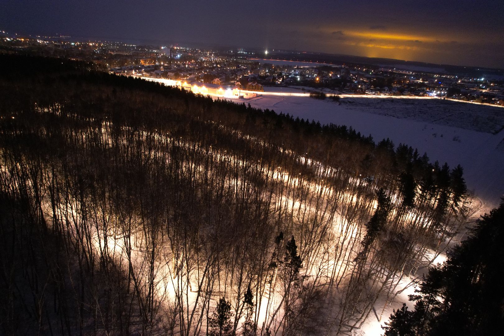 видео с коптера,