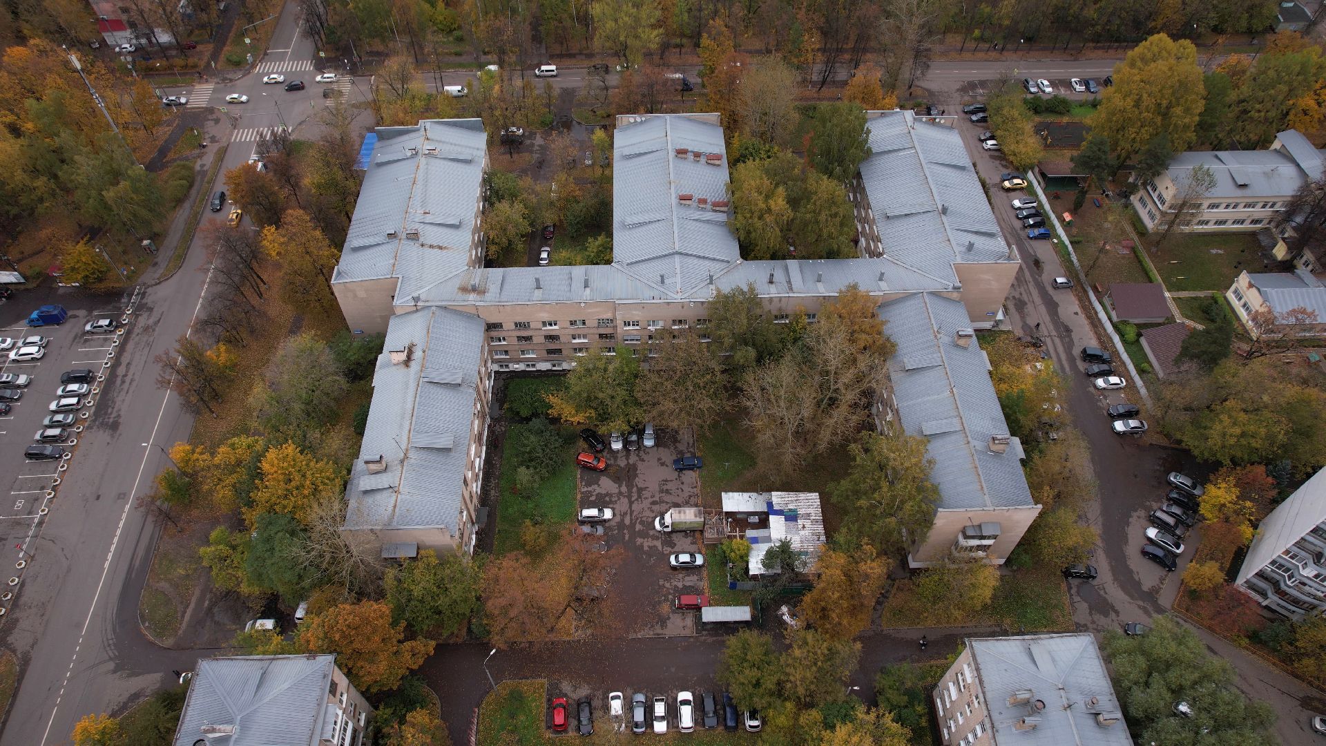 видео с коптера,