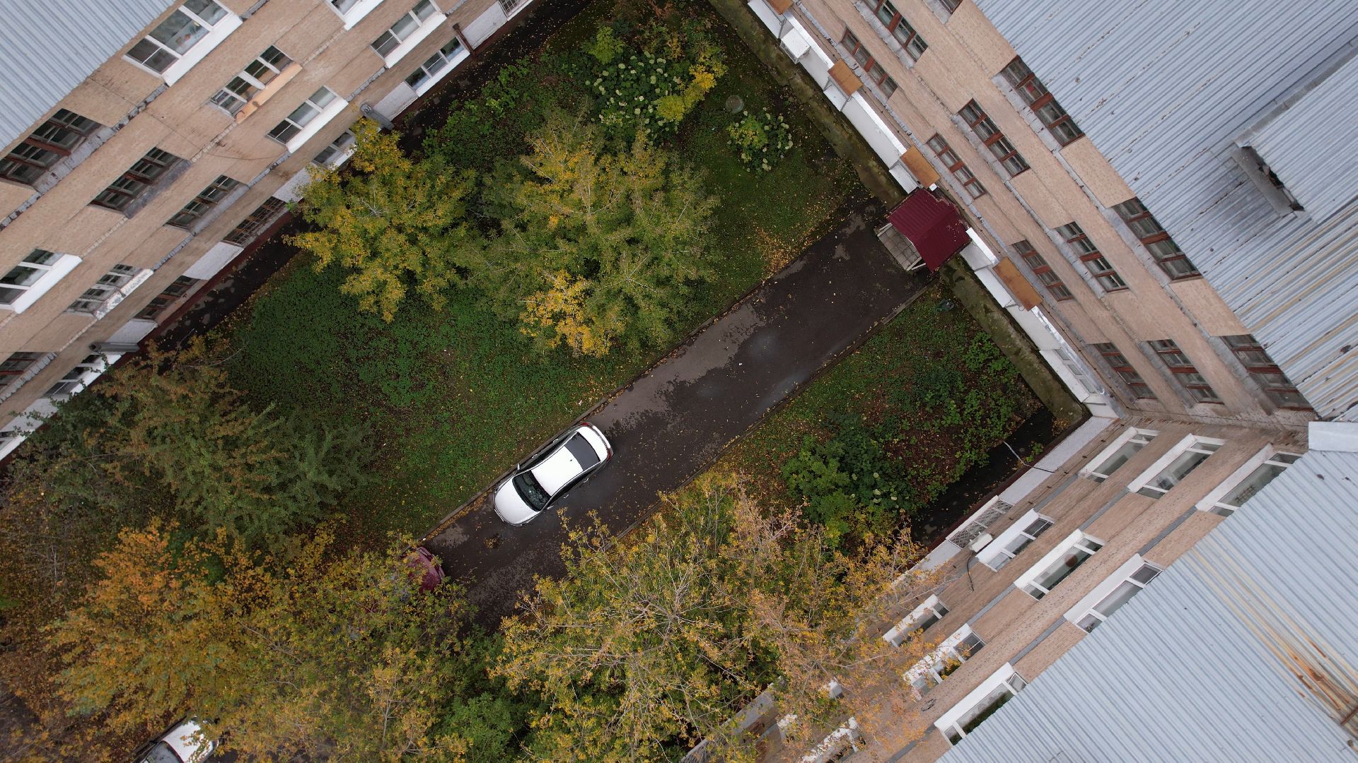 видео с коптера,