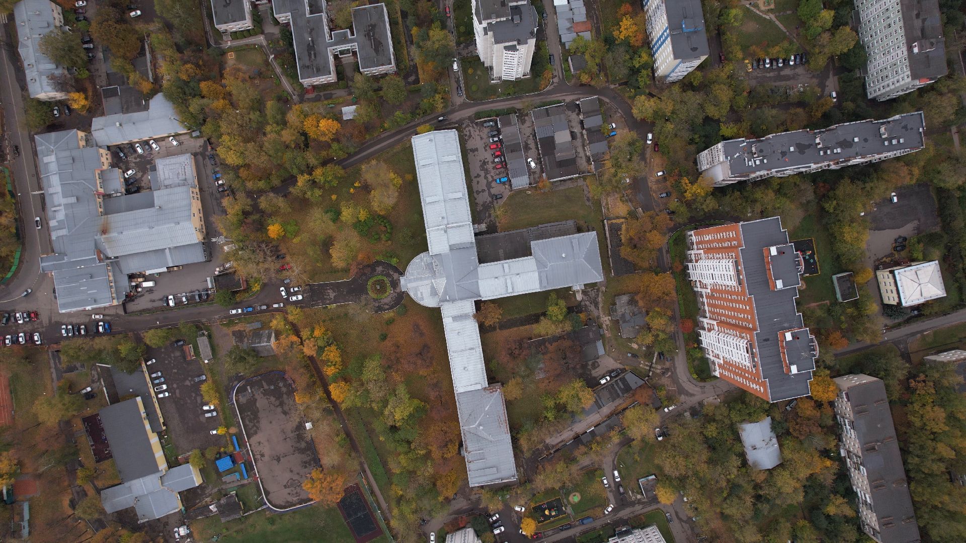 видео с коптера,