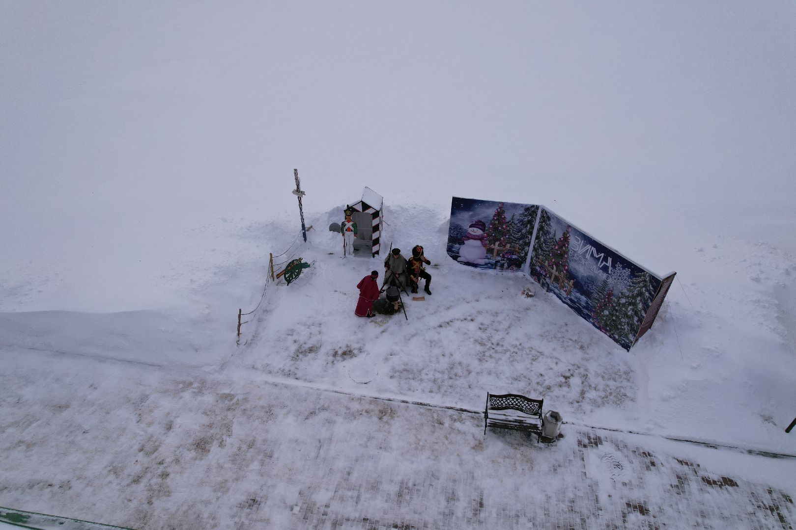 видео с коптера,