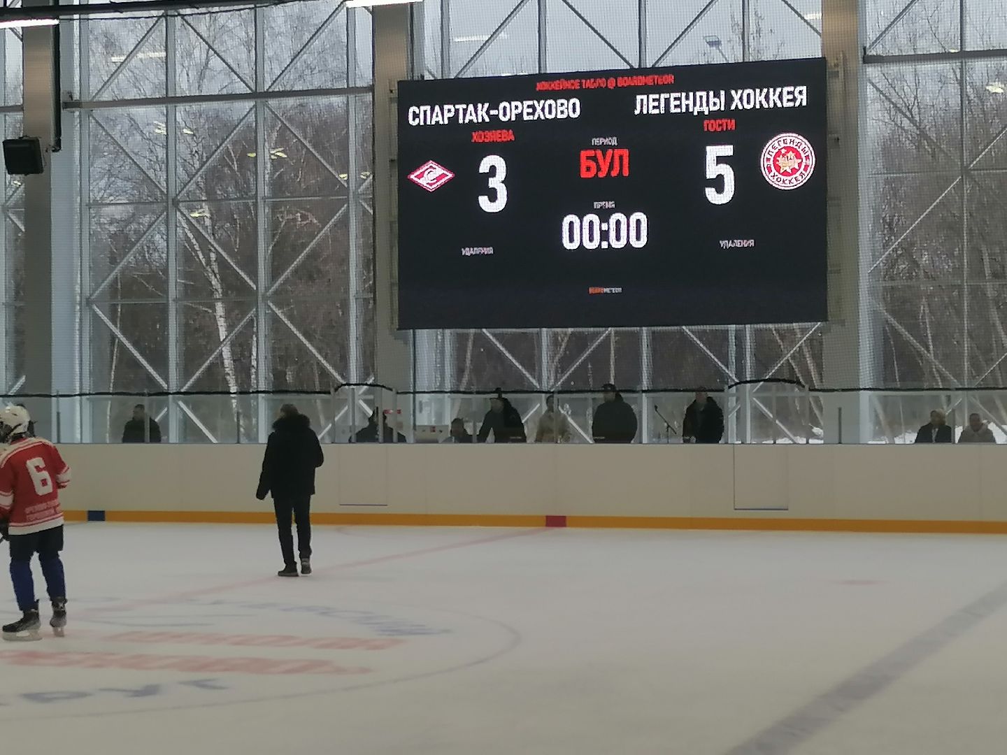 хоккей, ледовая арена, орехово зуево, дружеский матч, спорт подмосковья,
