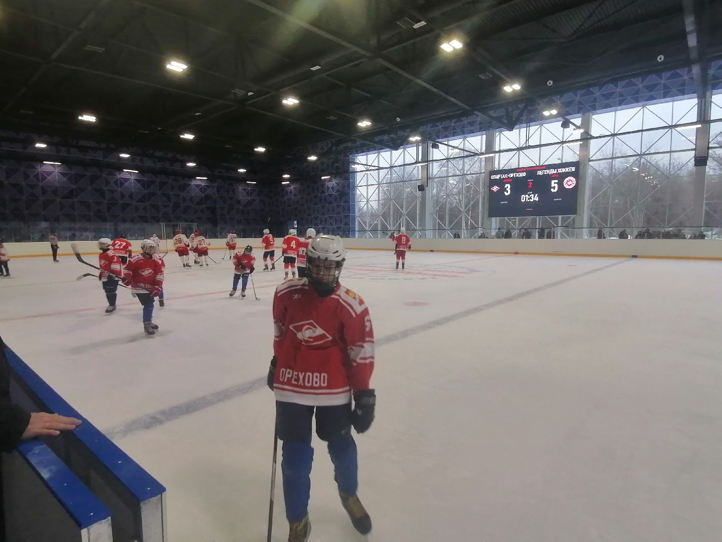 хоккей, ледовая арена, орехово зуево, дружеский матч, спорт подмосковья,
