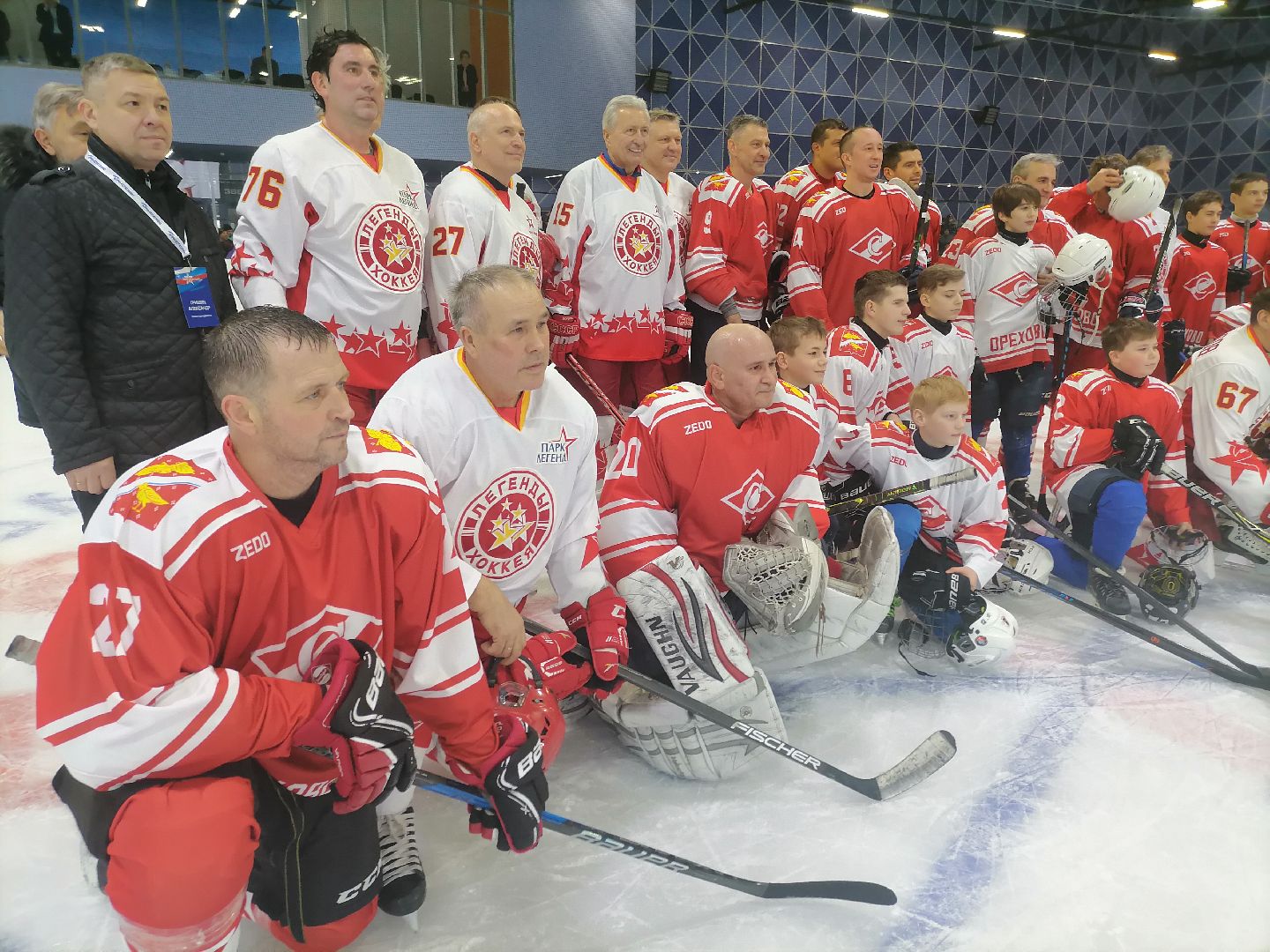 хоккей, ледовая арена, орехово зуево, дружеский матч, спорт подмосковья,
