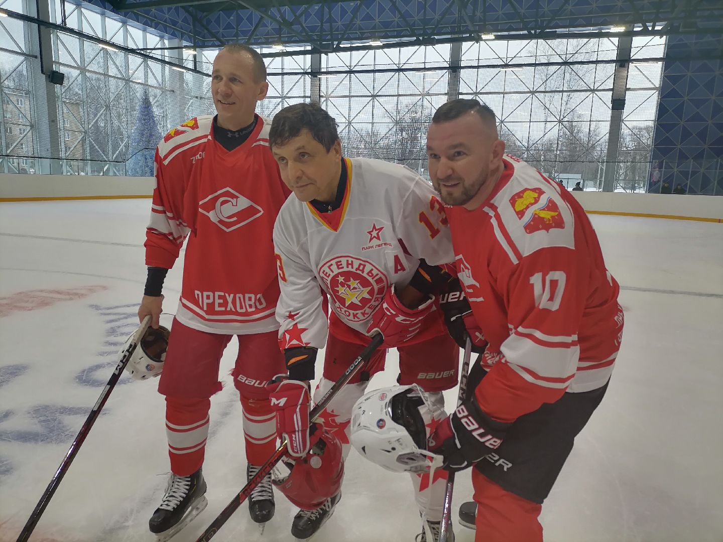 хоккей, ледовая арена, орехово зуево, дружеский матч, спорт подмосковья,