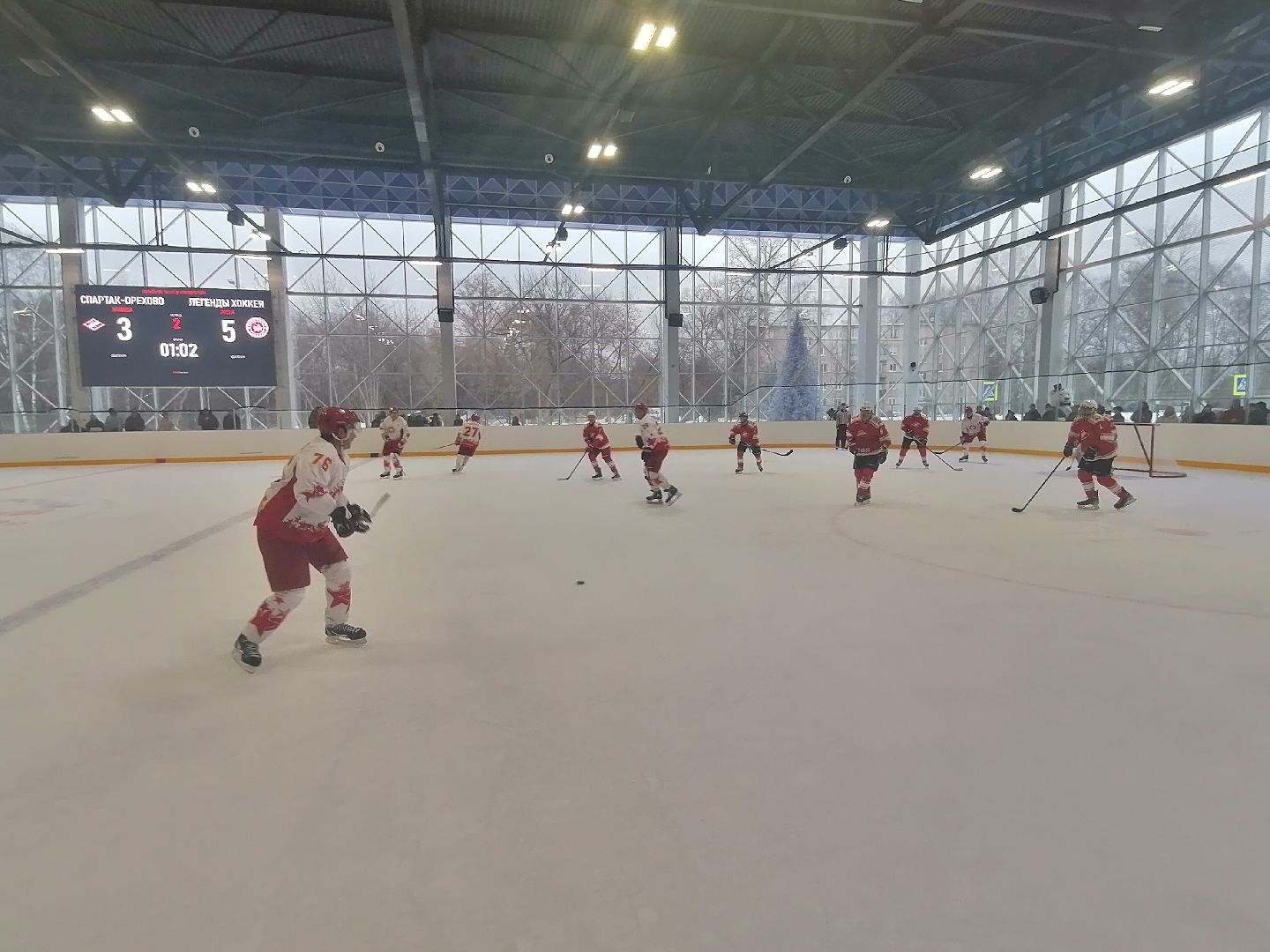 хоккей, ледовая арена, орехово зуево, дружеский матч, спорт подмосковья,