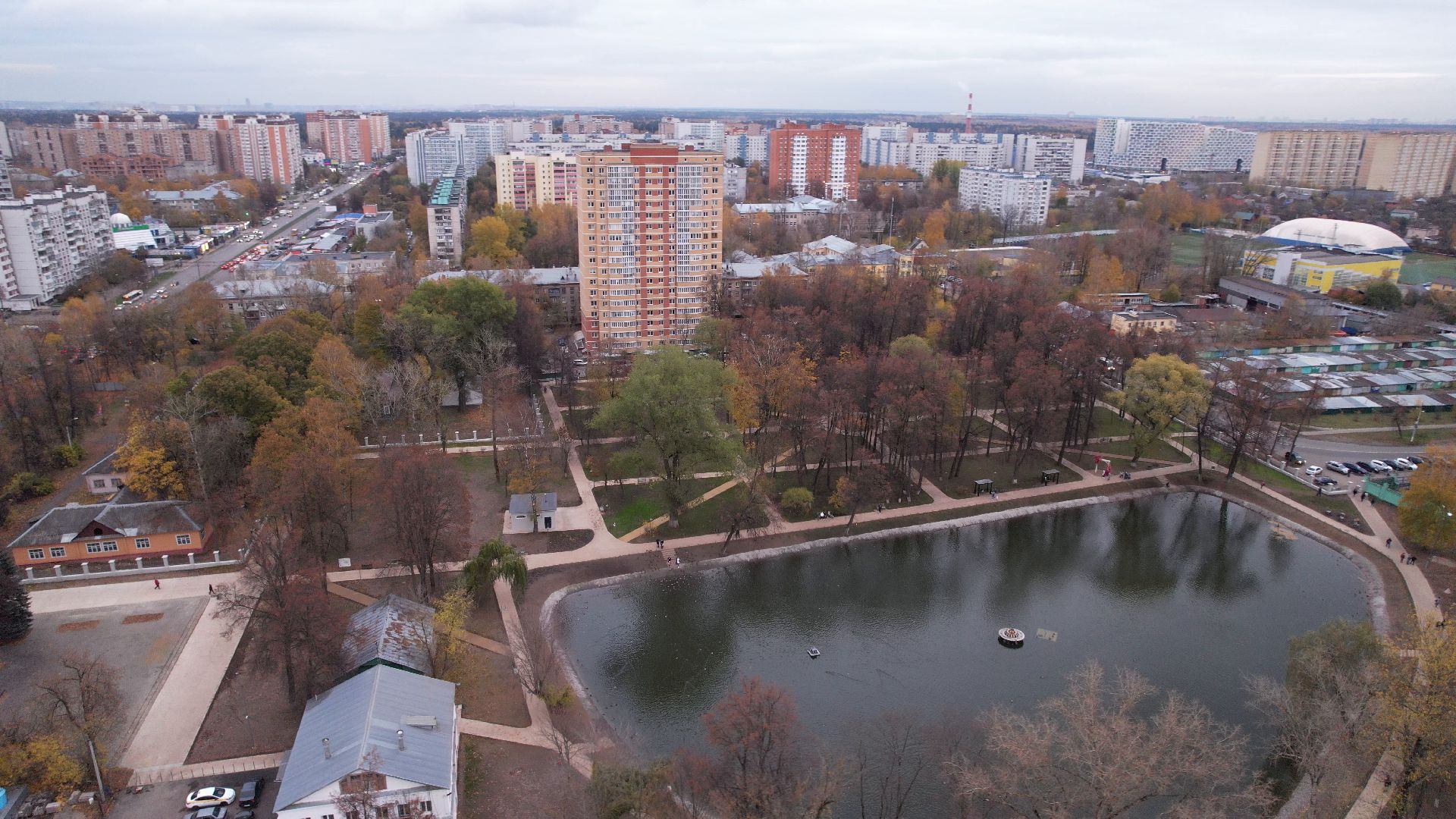 видео с коптера,