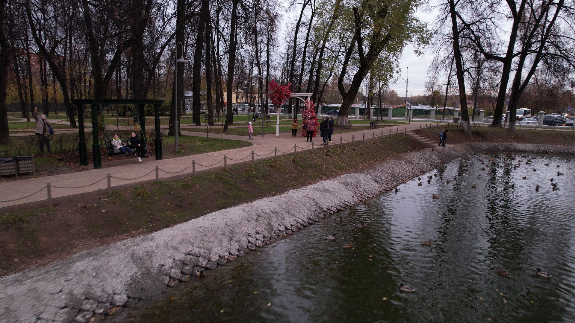 видео с коптера,