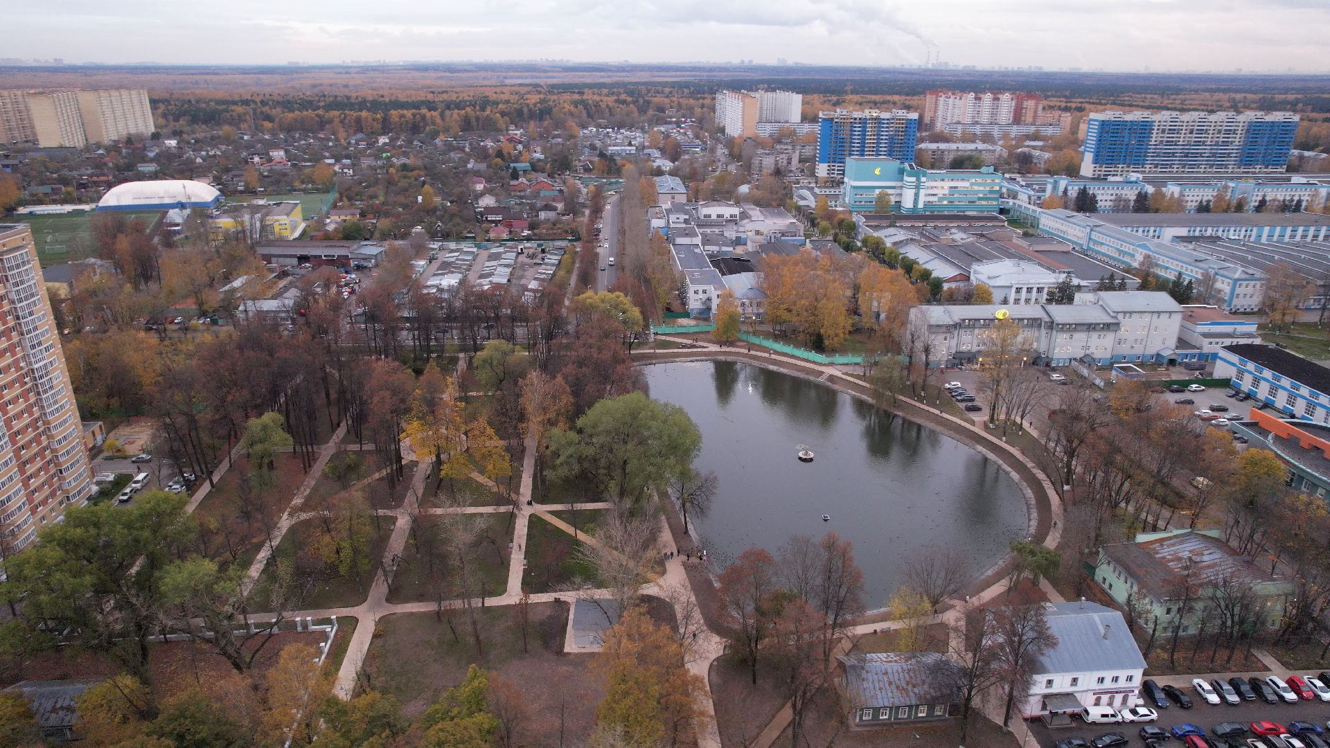 видео с коптера,