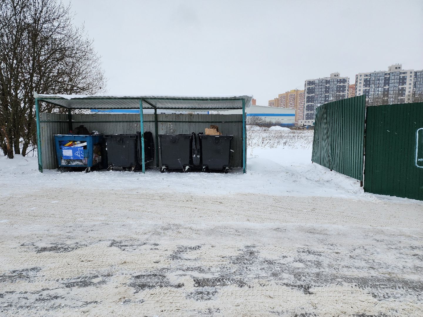 раменское, жкх, контейнерная площадка на Магистральном проезде,