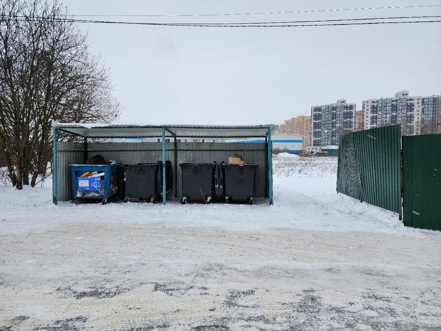 раменское, жкх, контейнерная площадка на Магистральном проезде,