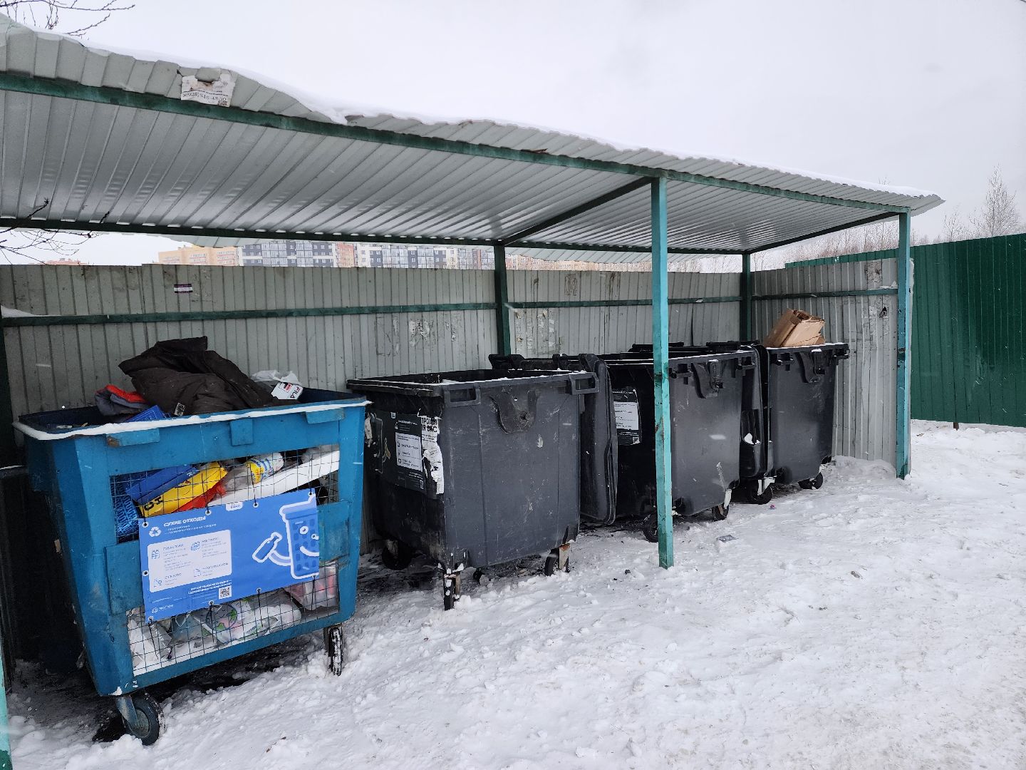 раменское, жкх, контейнерная площадка на Магистральном проезде,