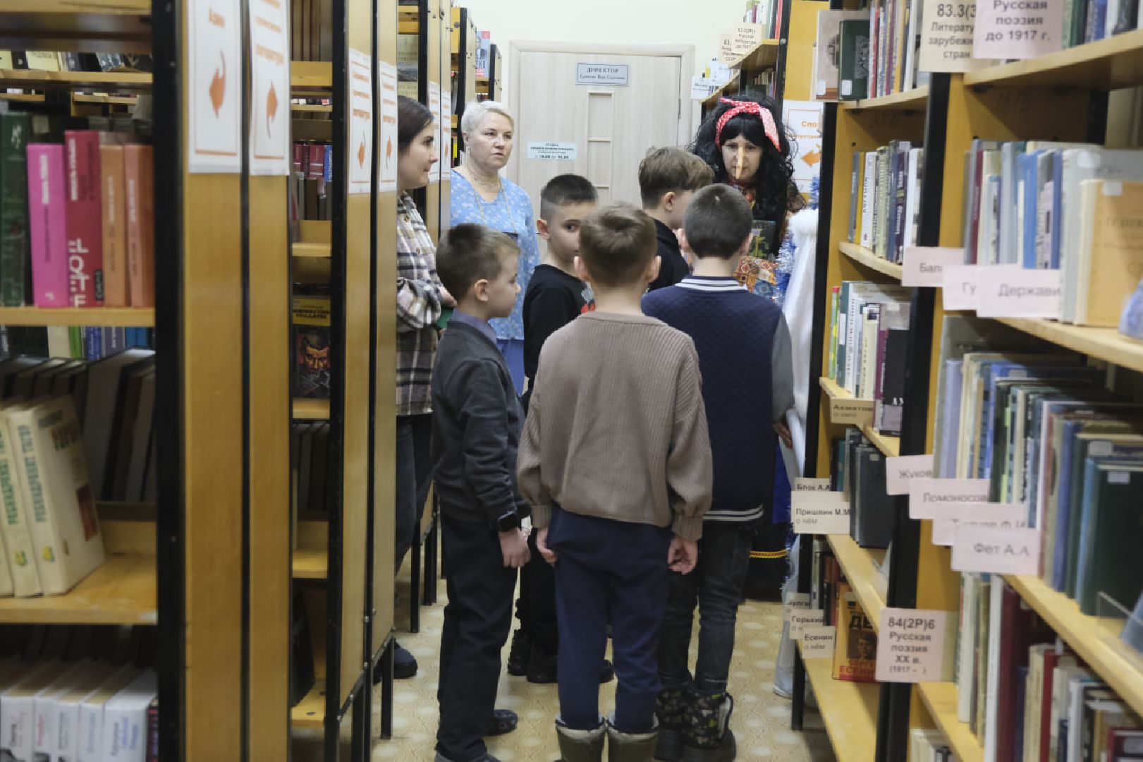 пущино, новый год, библиотека,