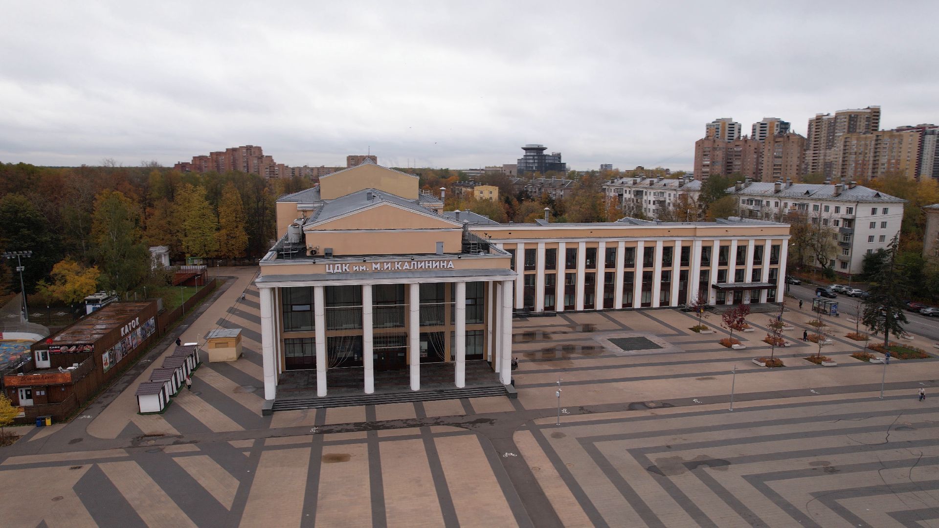 видео с коптера,