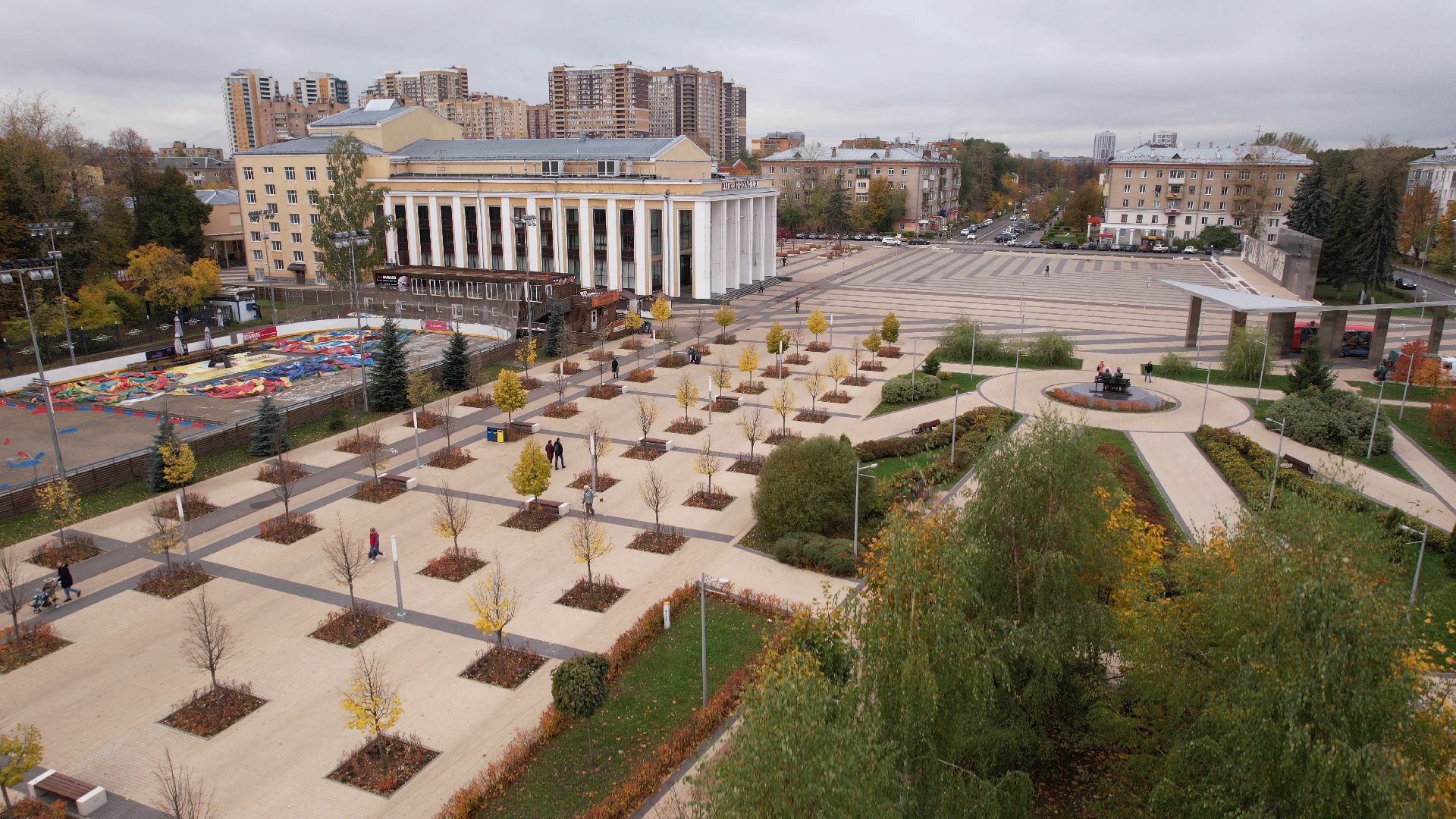 видео с коптера,