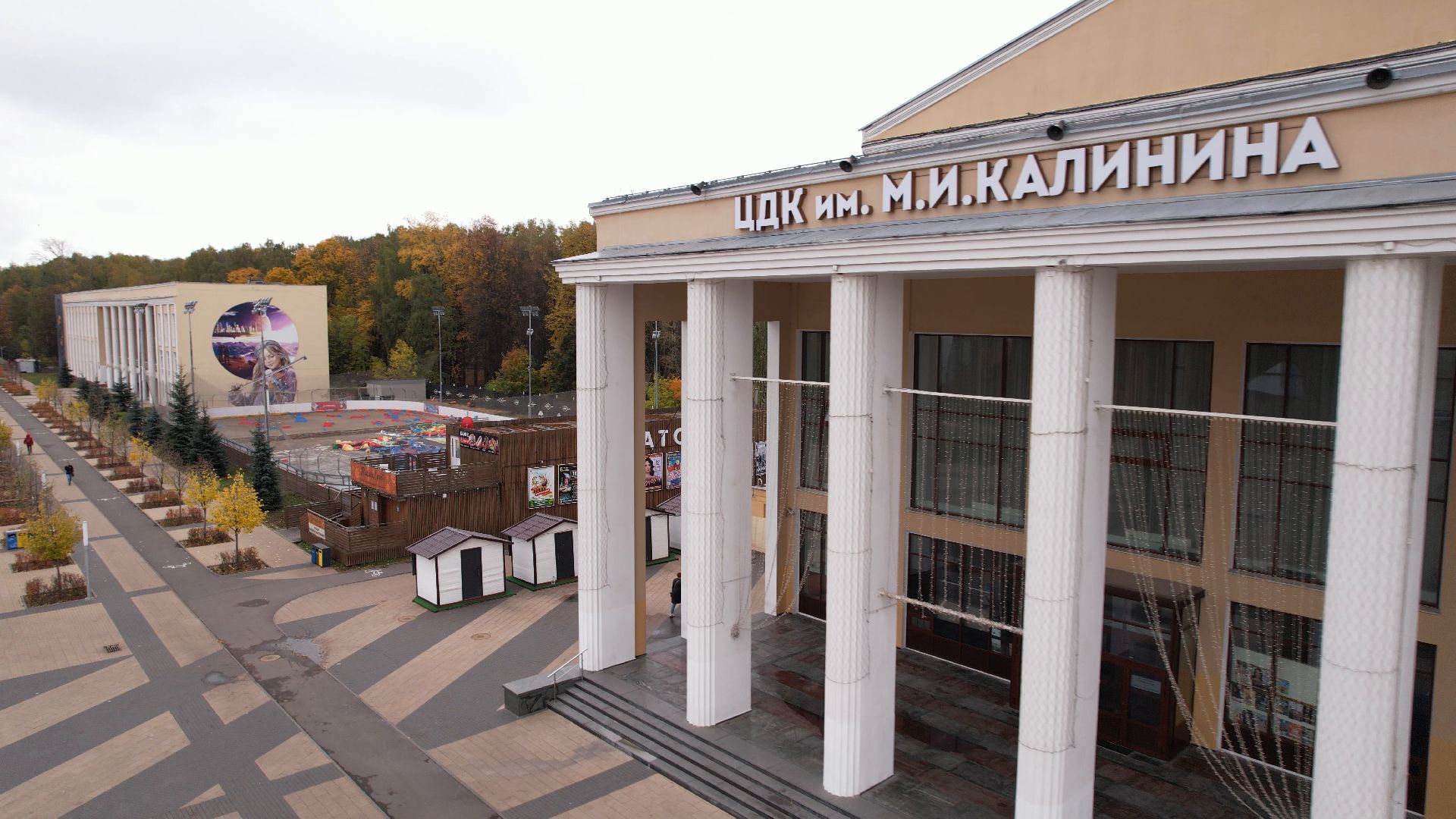 видео с коптера,