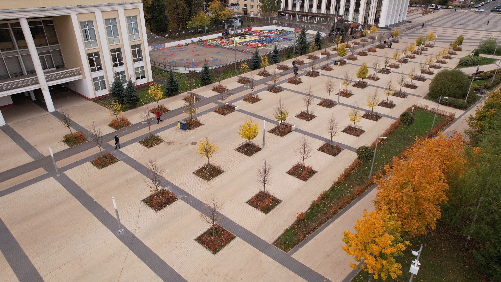 видео с коптера,