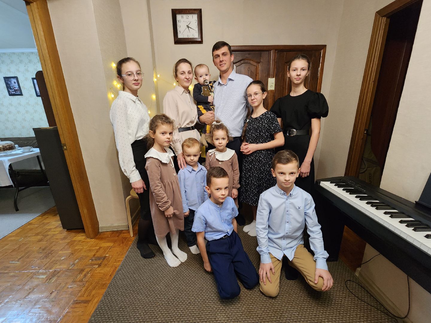 многодетная семья, глава округа, Поздравление, Снмья, Новый год,