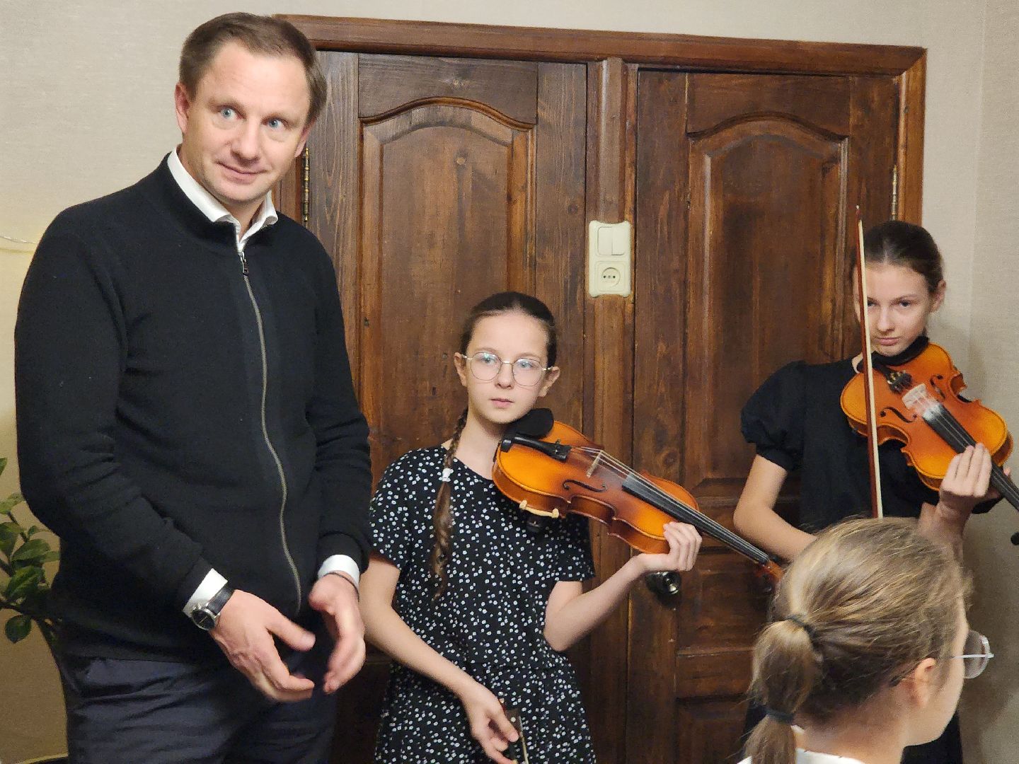 многодетная семья, глава округа, Поздравление, Снмья, Новый год,