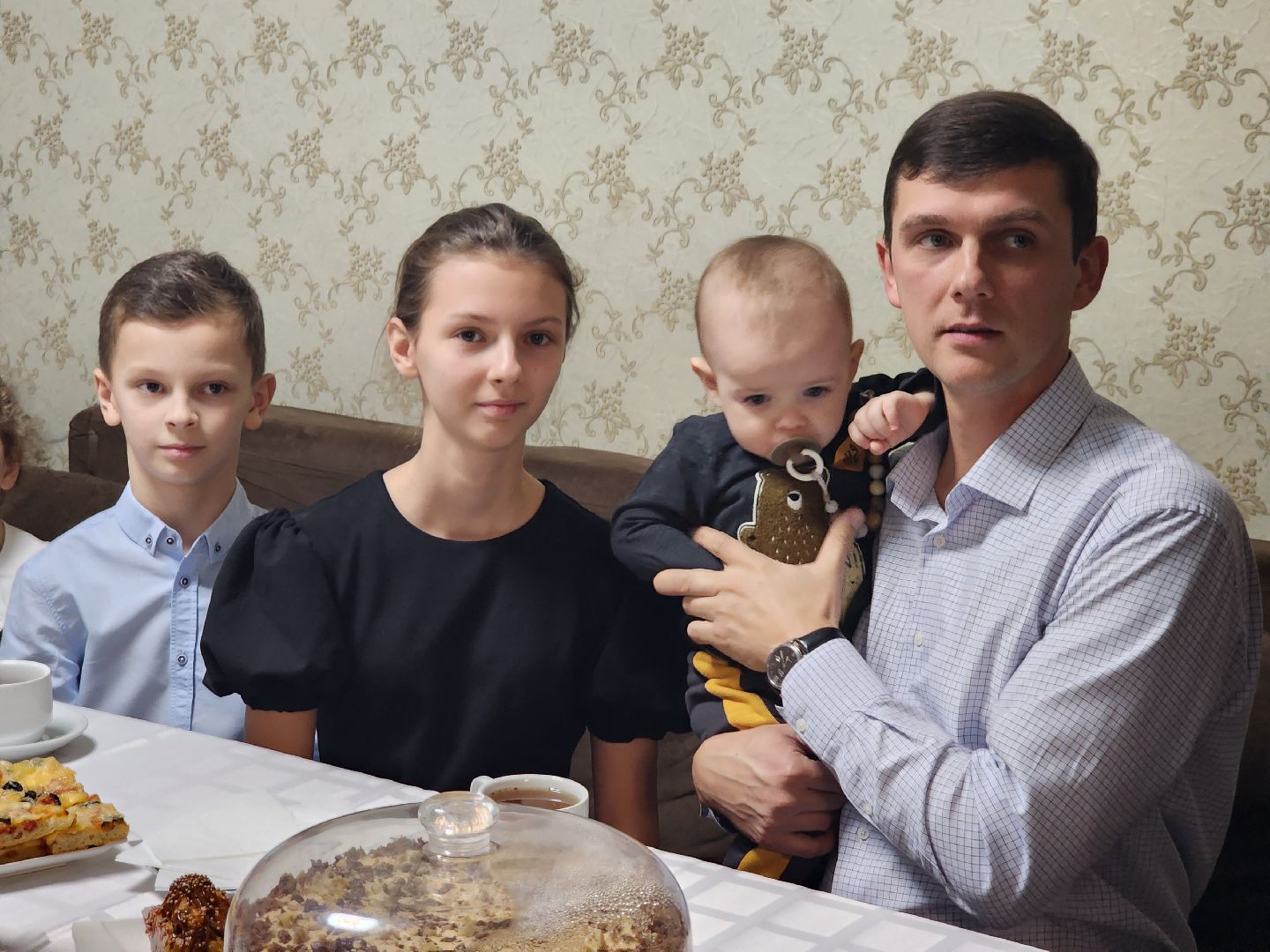 многодетная семья, глава округа, Поздравление, Снмья, Новый год,