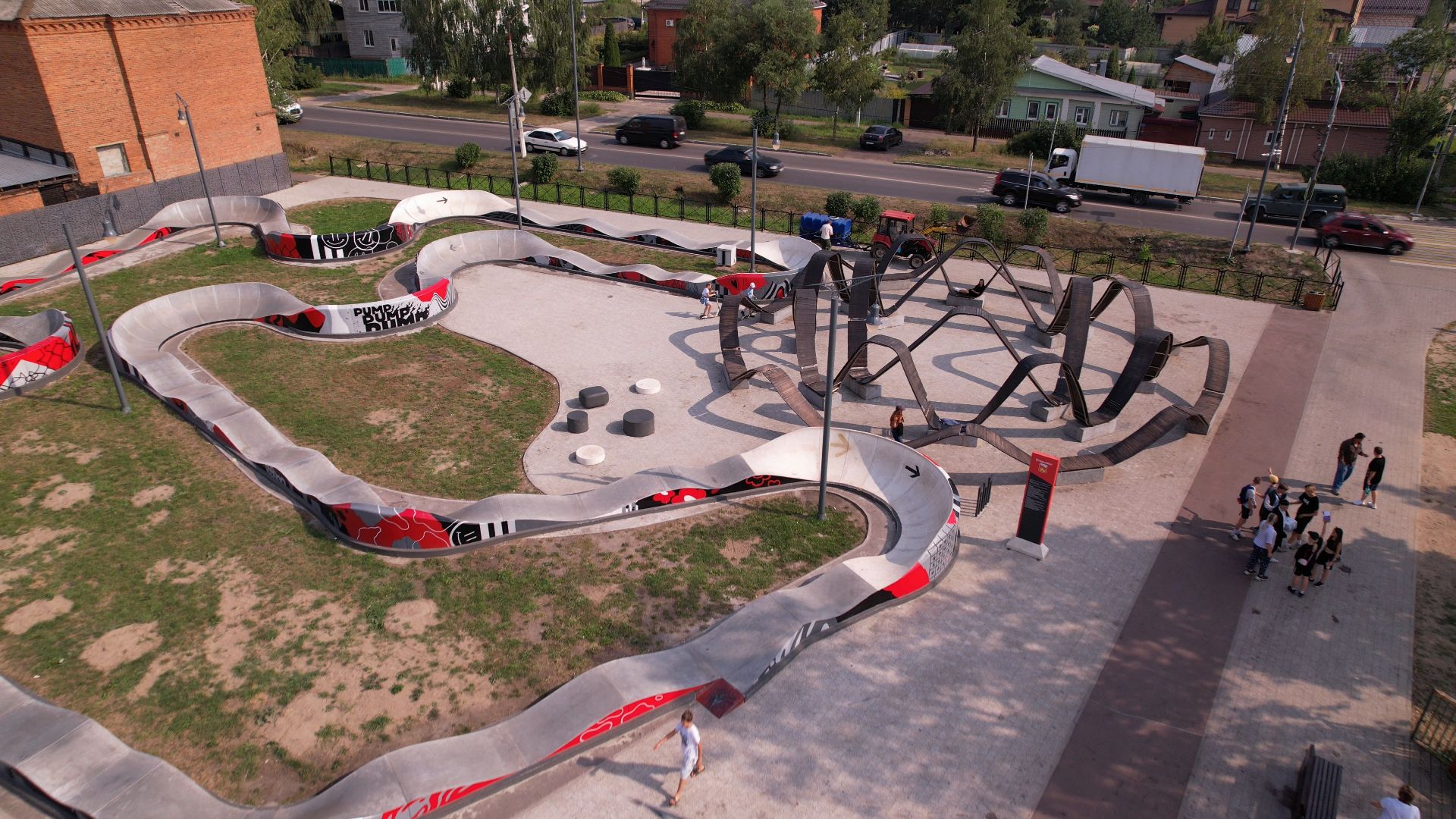 видео с коптера,