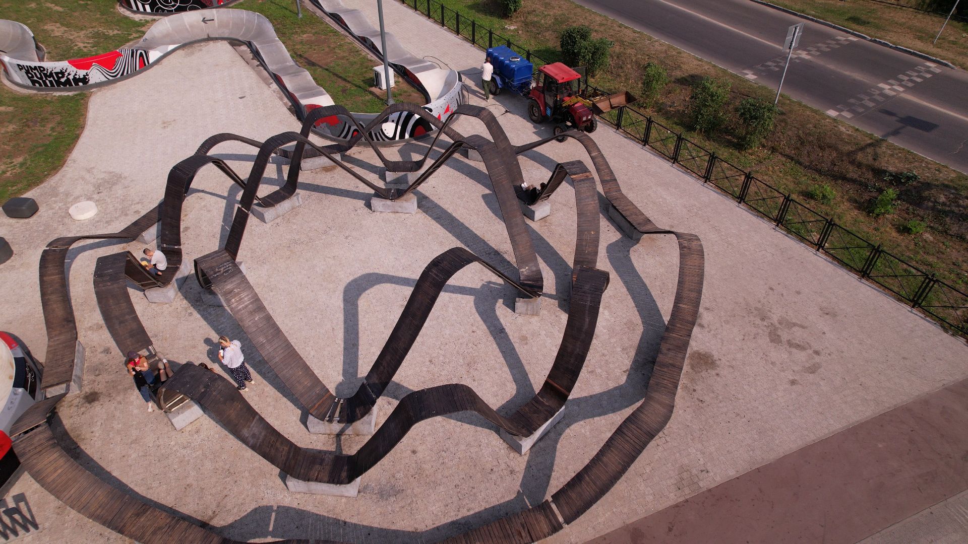 видео с коптера,