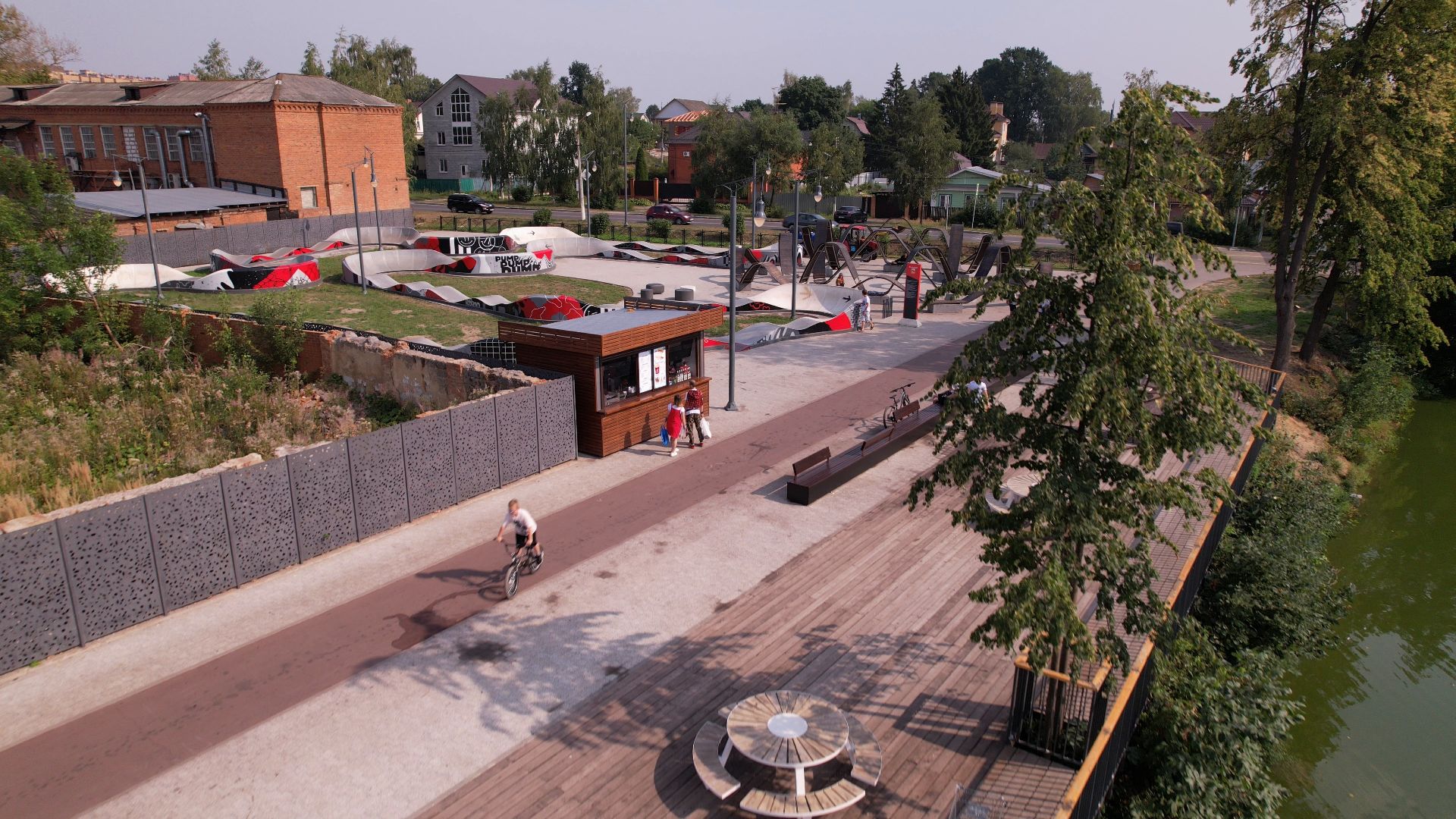 видео с коптера,