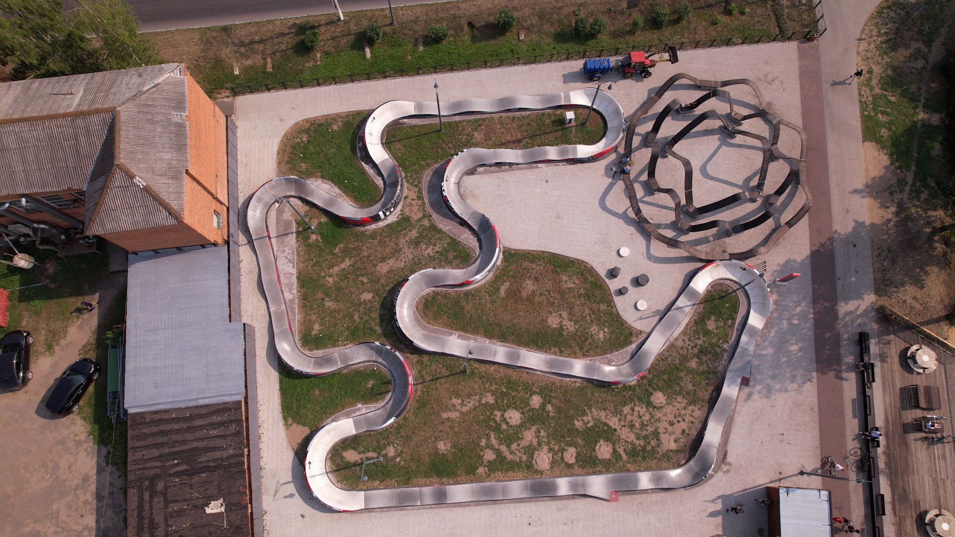 видео с коптера,