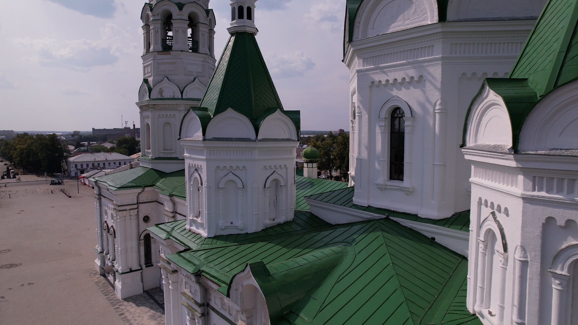 видео с коптера,