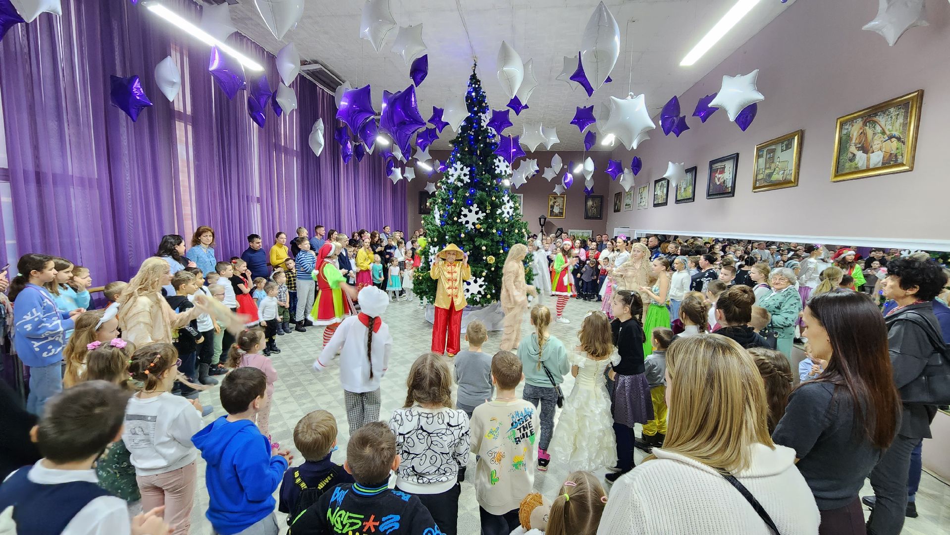 новый год, новогодний спектакль, елка главы, дети, Лосино-Петровский,